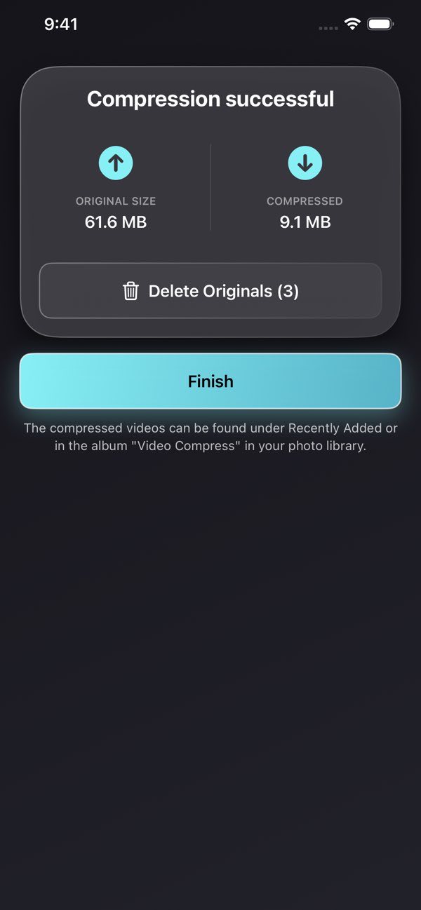 Video compression successful